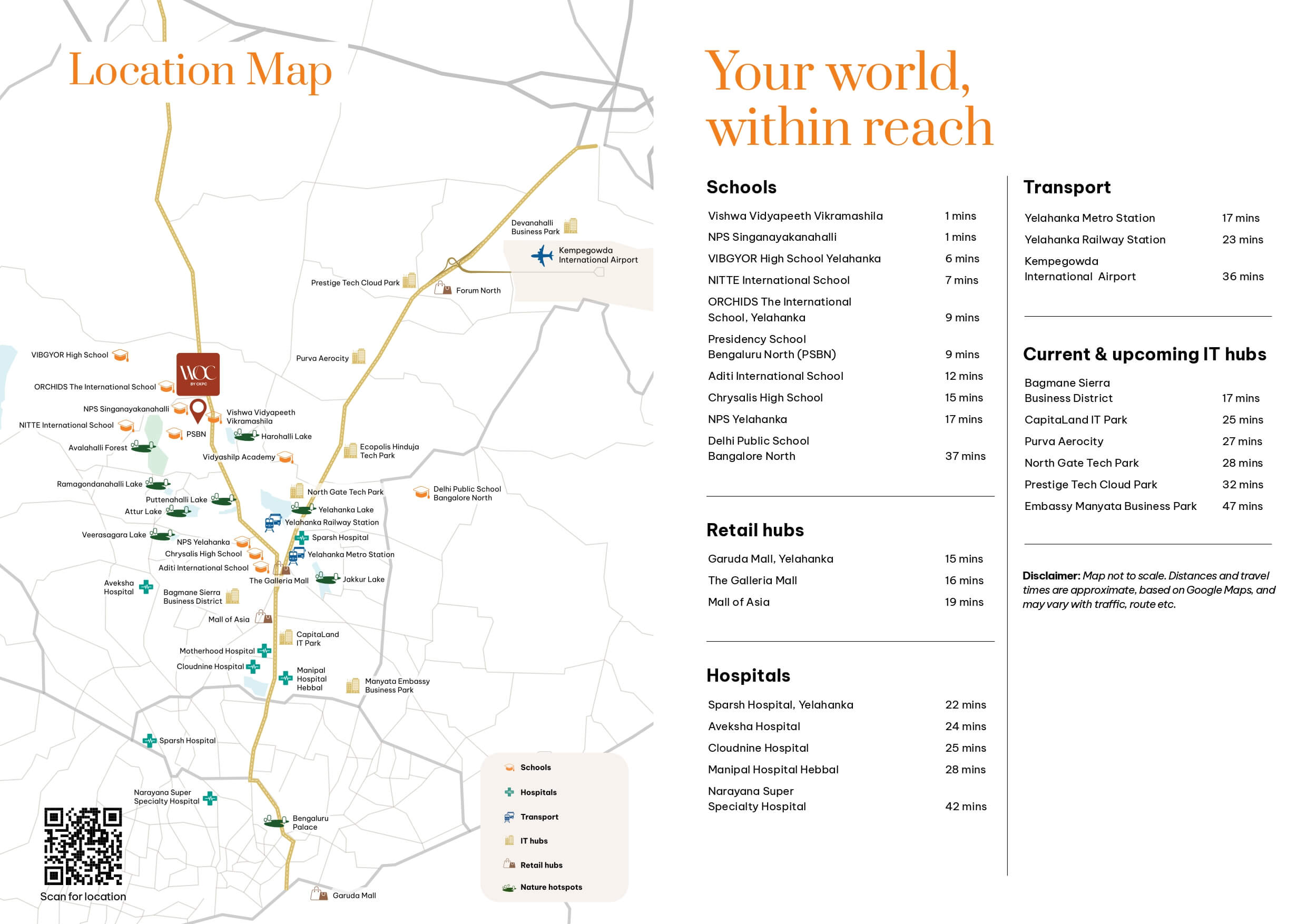 CKPC Winds Of Change Yelahanka Location Map